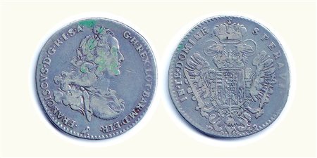 FIRENZE - Francesco II Lorena (1737 - 1765) - Francescone 1749; D/ Busto...