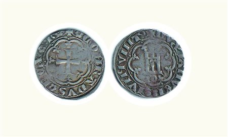 GENOVA - Gabriele Adorno doge V (1363-1370) - Grosso - sigla Q; D/ Castello...