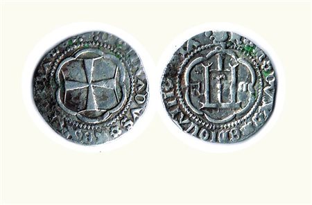 GENOVA - Filippo Maria Visconti (1421-1435) - Grosso II tipo; D/ Castello tra...