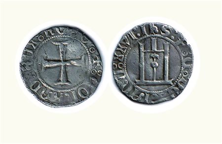 GENOVA - Pietro Campofregogo Doge XXVI (1450-1458) - Grosso; D/ Castello; R/...