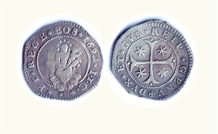 GENOVA - Dogi Biennali - 1/2 Scudo stretto 1692. Metallo: AR - Conservazione:...