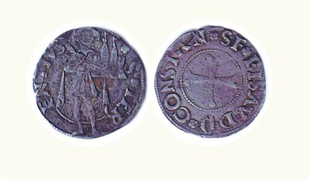 PESARO - Costanzo I Sforza (1473-1483) - 1/3 di Grosso. Rarità: R - Metallo:...