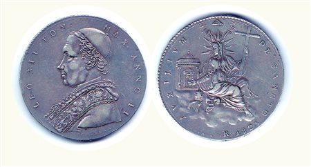 ROMA - Leone XII - Scudo 1825. Rarità: R - Metallo: AR - Conservazione: q.SPL