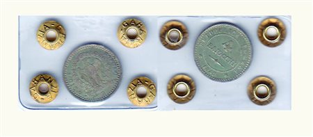 ROMA - II Repubblica Romana - 4 Baj. Metallo: Mist. - Conservazione: FDC