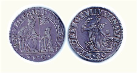 VENEZIA - Nicolò da Ponte (1578-1585) - Da 80 Soldi - Massaro. Rarità: RR -...
