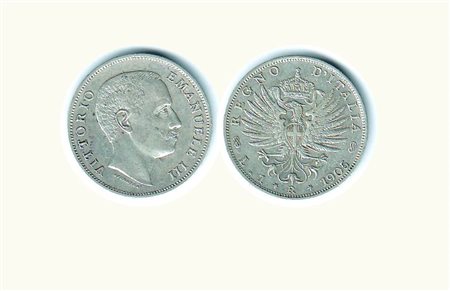 VITTORIO EMANUELE III - Lira 1905 - ' aquila sabauda' - P.765. Rarità: RR -...