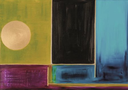 Sabrina Fossati"Sole tramonto" olio su tela 50x70 autentica dell'artista su foto