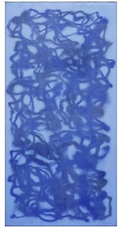 GiulioTurcato "Cangiante" olio e tecnica mista su tela 60x120 anni 70...