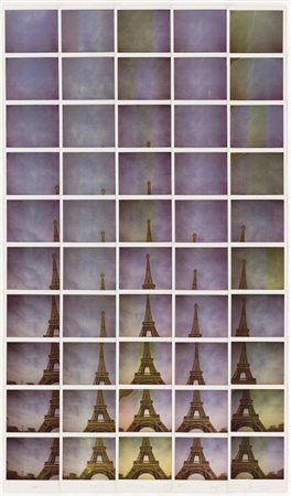 Maurizio Galimberti "Eiffel-studio3 " mosaico polaroid - cm. 85x49 -autentica...