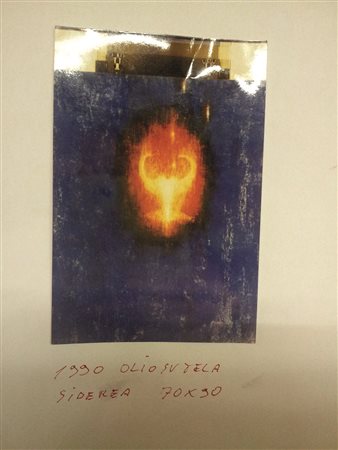 Omar Galiani "Siderea 2" 1990 olio su tela 70x90