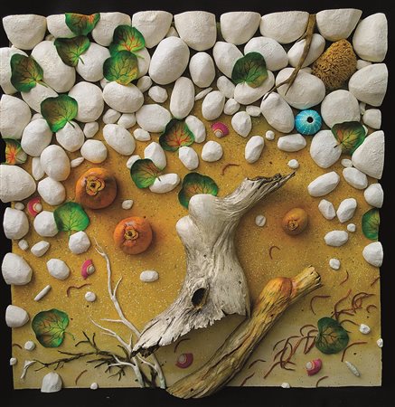 Piero Gilardi "El Varadero" poliuretano espanso cm. 100x100