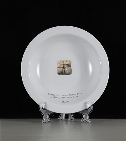 CHRISTO (n. 1935) Ravioli di tonno Marco Polo - REMI - New York City. 1998....