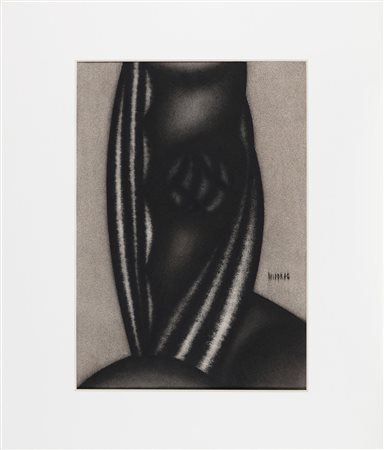 MIODRAG DORDEVIC (n. 1936) Senza titolo. . Tecnica mista su cartone. Cm 28,00...