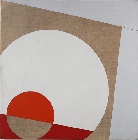 GAMBONE BRUNO (n. 1936) N. 11. . 1966. Olio su tela. Cm 100,00 x 100,00. Al...