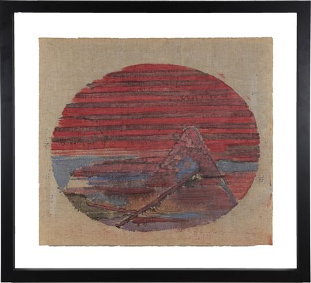 FORGIOLI ATTILIO (n. 1933) Senza titolo. . Olio su tela. Cm 90,00 x 80,00. Al...