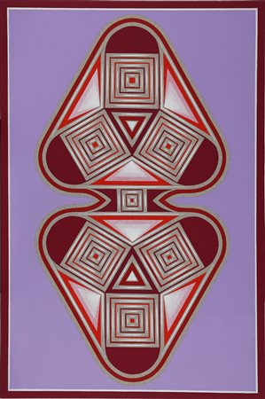 TARDIA ENZO (n. 1960) Simmetrie. . 2014. Acrilico e olio su tela. Cm 60,00 x...