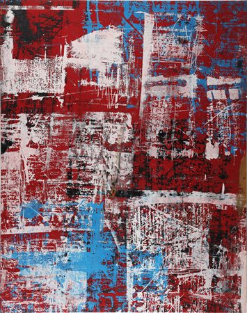 CELIBERTI GIORGIO (n. 1929) Pagine chiare. . 1997. Olio su tela. Cm 140,00 x...