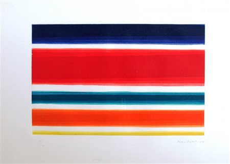 DORAZIO PIERO (Roma 1927 - Todi 2005) "Senza titolo" 1976 Acquatinta su carta...