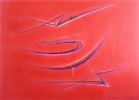 CAPPELLO CARMELO (Ragusa 1912 - Milano 1996) "Senza titolo" 1985 Pastello su...