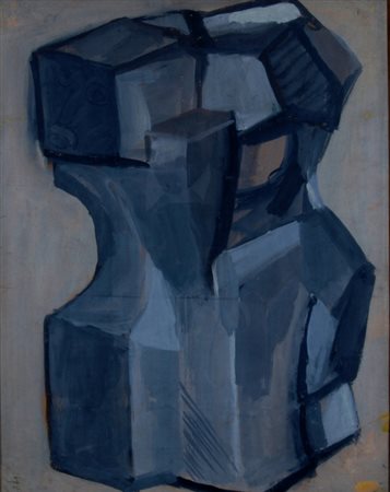 MILANI UMBERTO (Milano 1912 - Milano 1969) "Composizione astratta" Tempera su...