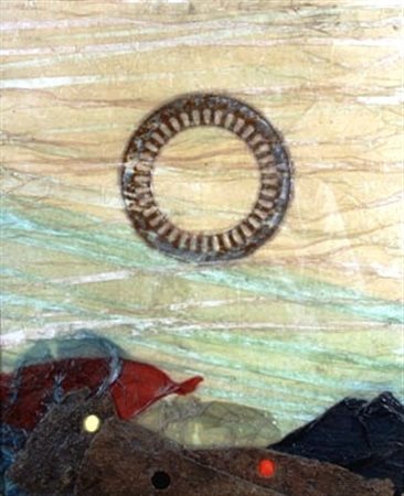 CRIPPA ROBERTO (Monza 1921 - Bresso 1972) "Senza titolo" Collage su tavola...