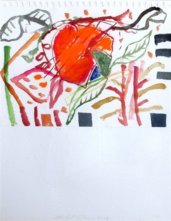 PALADINO MIMMO (Paduli 1948) "Senza titolo" 2004 Acquerello su carta cm. H:...