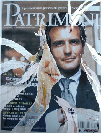 ROTELLA MIMMO (Catanzaro 1918 - Milano 2006) "Personality" 2004 Decollage cm....