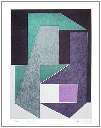 GUALTIERO NATIVI Pistoia 1921 – Greve in Chianti 1999 Senza titolo Litografia...