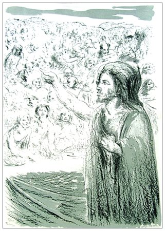 ALIGI SASSU Milano 1912 – Palma di Maiorca (Spagna) 2000 Cristo parla alla...