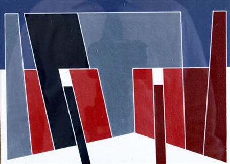 NATIVI GUALTIERO (Pistoia 1921 - Siena 1999) "Senza titolo" 1980 Olio su...