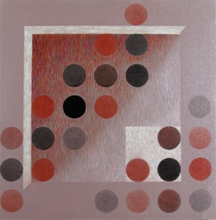 NANGERONI CARLO (New York 1922) "Senza titolo" 1994/1995 Acrilico su tela cm....