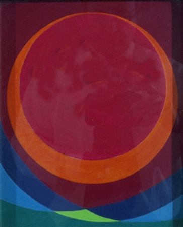 CRIPPA ROBERTO (Monza 1921 - Bresso 1972) "Nascita del sole" 1969 Collage...