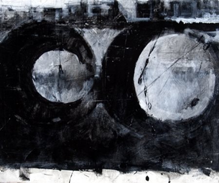 GUAITAMACCHI JONATHAN (Londra 1961) "Ad memoriam paesaggio 1" 2002 Olio su...