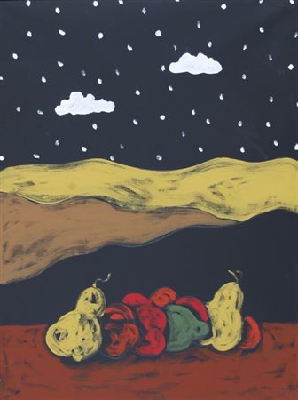 FESTA TANO (Roma 1938 - Roma 1988) "Natura morta" 1986/1987 Acrilici su tela...