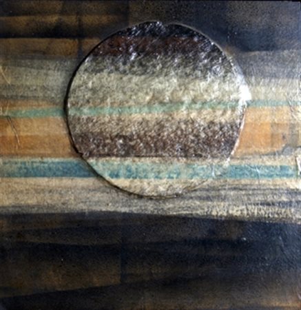 CRIPPA ROBERTO (Monza 1921 - Bresso 1972) "Sun" 1966 Collage su tavola cm. H:...