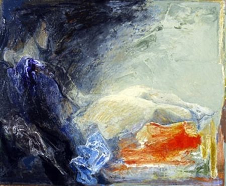 CALABRIA ENNIO (Tripoli 1937) "Studio per figura" 1999 Acrilico su tela cm....