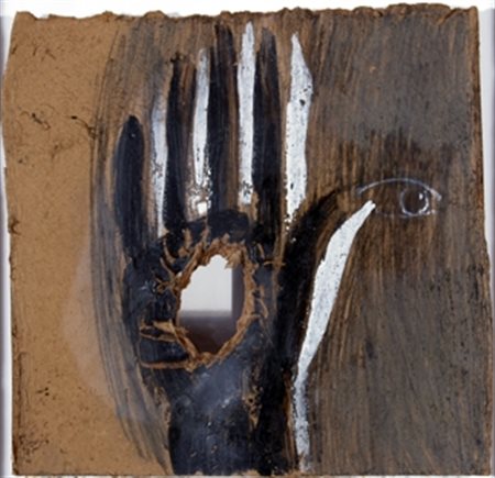 CECCOBELLI BRUNO (Montecastello Vivio 1952) "Capo linea" 1981 Olio su...