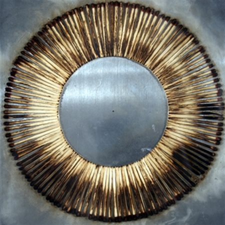 AUBERTIN BERNARD (Fontenay aux Roses 1934) "Composizione" 2007 Fiammiferi...