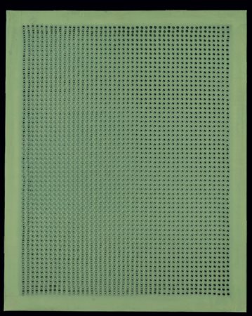 Dadamaino (1935-2004), Volume a moduli sfasati, 1960, plastica fustellata, cm...