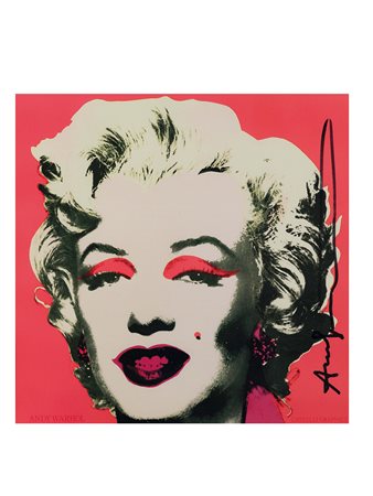 Andy Warhol (1928-1987), Marylin, 1981 , (Invito) serigrafia a colori, numero...