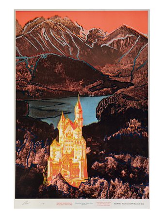 Andy Warhol (1928-1987), Neuschwanstein, 1987 , serigrafia su carta Arches...