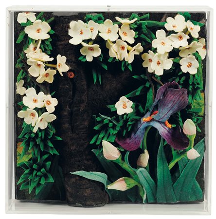 Piero Gilardi (1942), Senza titolo, poliuretano espanso, teca in plexiglass,...