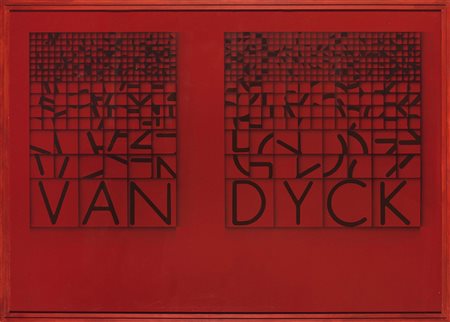 Bruno Di Bello (1938), Van Dyck, serigrafia su carta, cm 95x134 firmato e...