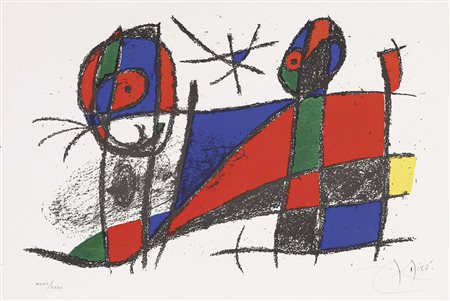 Joan Miró Barcellona 1893 - Palma di Maiorca 1983 Senza titolo, 1978...