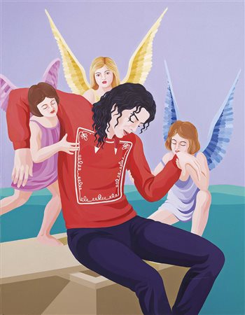 Giuseppe Veneziano Mazzarino (Cl) 1971 The Angels of Michael Jackson , 2012...