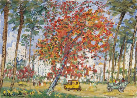 Michele Cascella Ortona (Ch) 1892 - 1989 Honolulu, 1968 Olio su tela, cm....