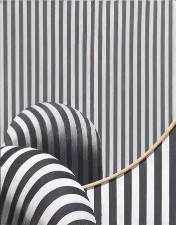 Gianfranco Goberti Ferrara 1939 Poltrona e riflesso, 1999 Acrilico su tela,...