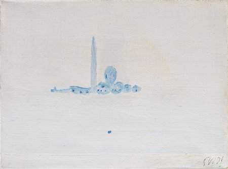 Virgilio Guidi Roma 1891 - Venezia 1984 San Giorgio, 1977-78 Olio su tela,...