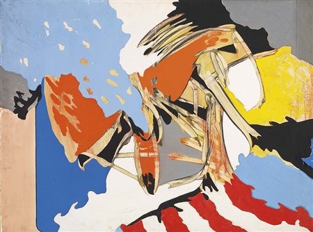 Giangiacomo Spadari San Marino 1938 - Milano 1997 Sulla condizione, 1966 Olio...