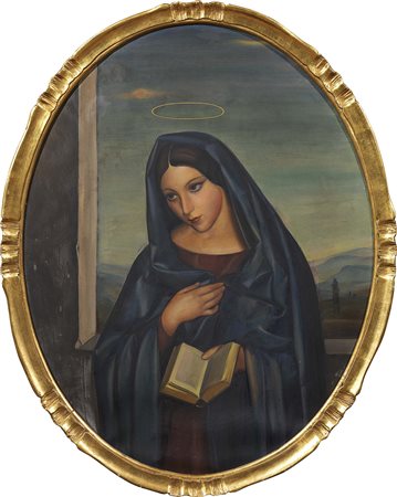 Mario Tozzi Fossombrone (PU) 1895 - St. Jean du Gard 1979 Ritratto, 1948 Olio...